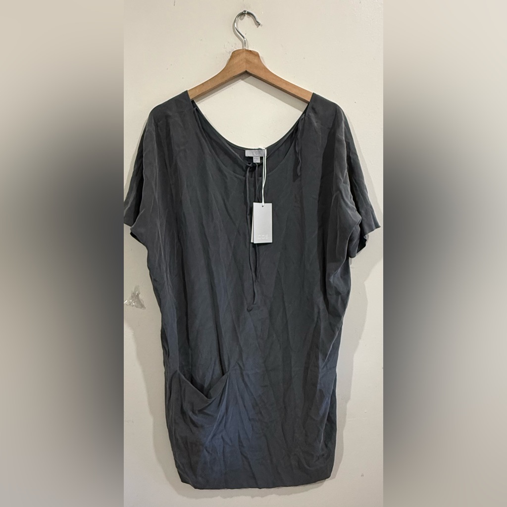 Cos Slate Gray Women's Tunic Top